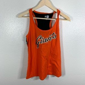 San Francisco Giants Orange Tank by New Era Sz M